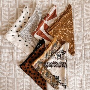 Set of 7 Madewell bandanas